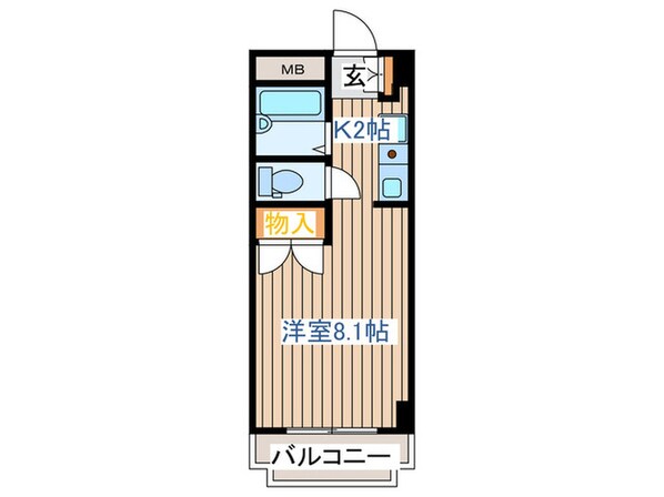 ハイツホワイトスト－ンの物件間取画像